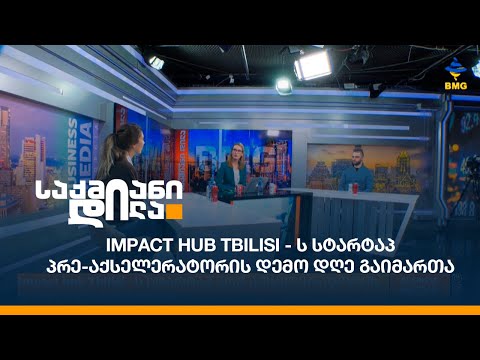 Impact hub Tbilisi-ს სტარტაპ პრე-აქსელერატორის დემო დღე გაიმართა
